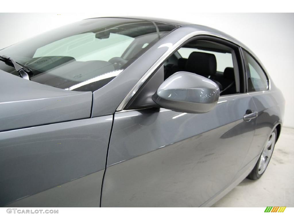 2010 3 Series 328i Coupe - Space Gray Metallic / Black photo #13