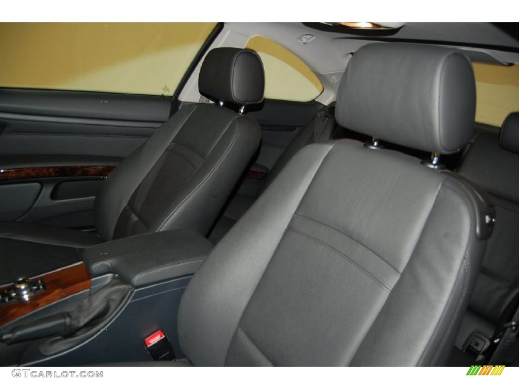 2010 3 Series 328i Coupe - Space Gray Metallic / Black photo #19