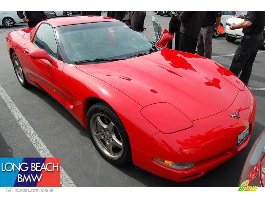 2000 Corvette Coupe - Torch Red / Black photo #1