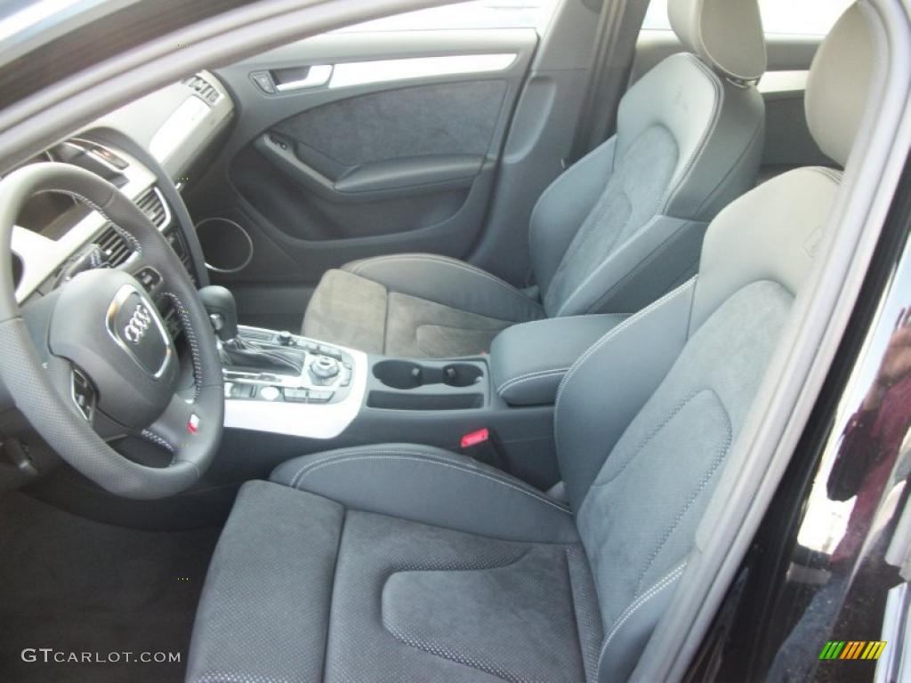 Black Interior 2011 Audi A4 2.0T quattro Avant Photo #47892236