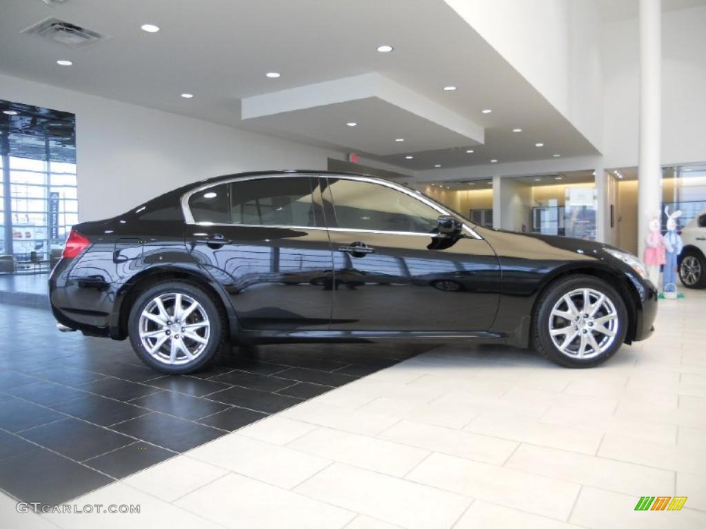 Black Obsidian 2009 Infiniti G 37 x S Sedan Exterior Photo #47893496