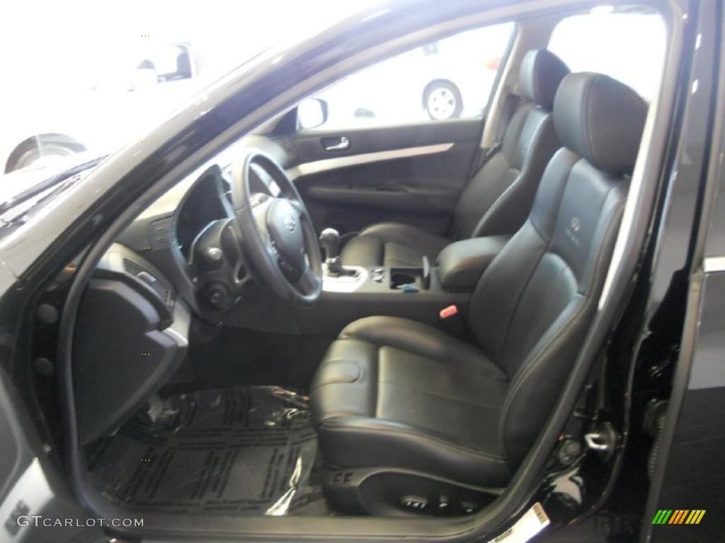 Graphite Interior 2009 Infiniti G 37 x S Sedan Photo #47893601