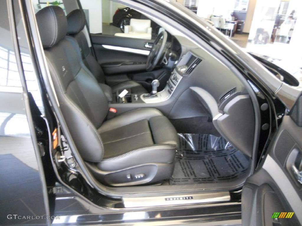 Graphite Interior 2009 Infiniti G 37 x S Sedan Photo #47893643