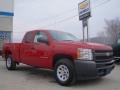 2011 Victory Red Chevrolet Silverado 1500 Extended Cab 4x4  photo #3