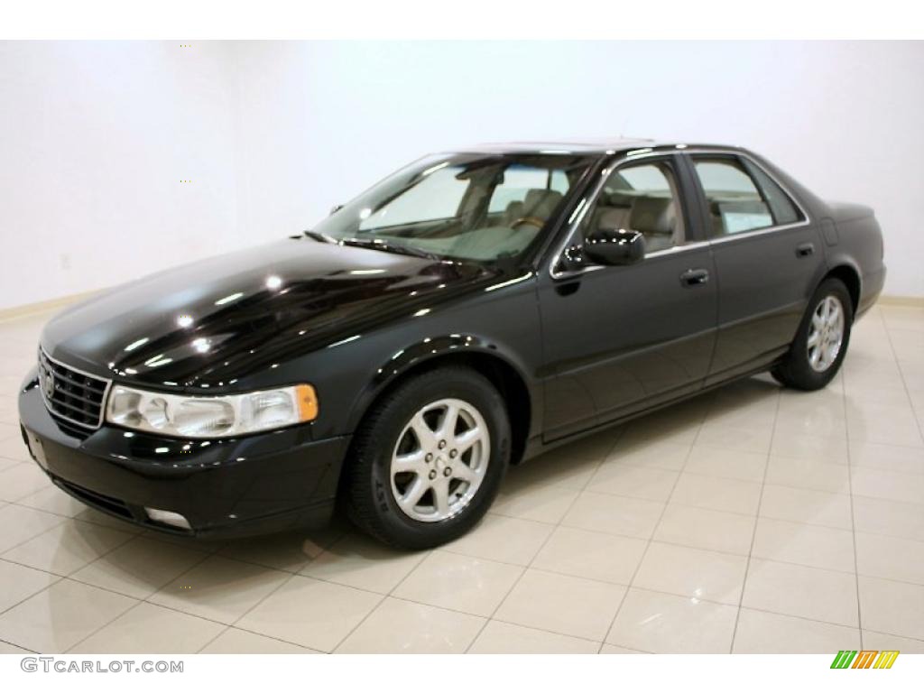 2001 Seville STS - Sable Black / Oatmeal photo #3