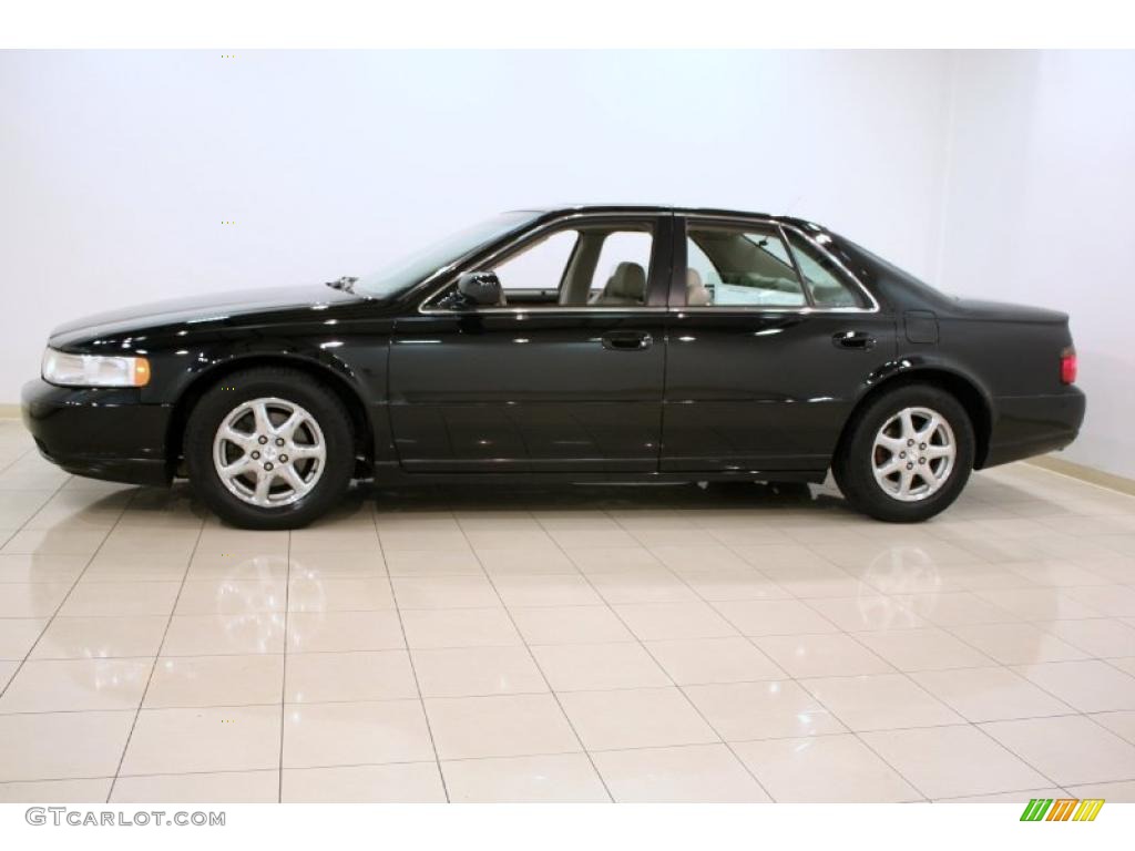 2001 Seville STS - Sable Black / Oatmeal photo #4