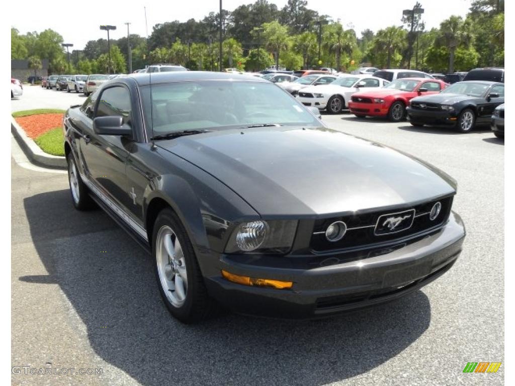 2008 Mustang V6 Deluxe Coupe - Alloy Metallic / Light Graphite photo #1