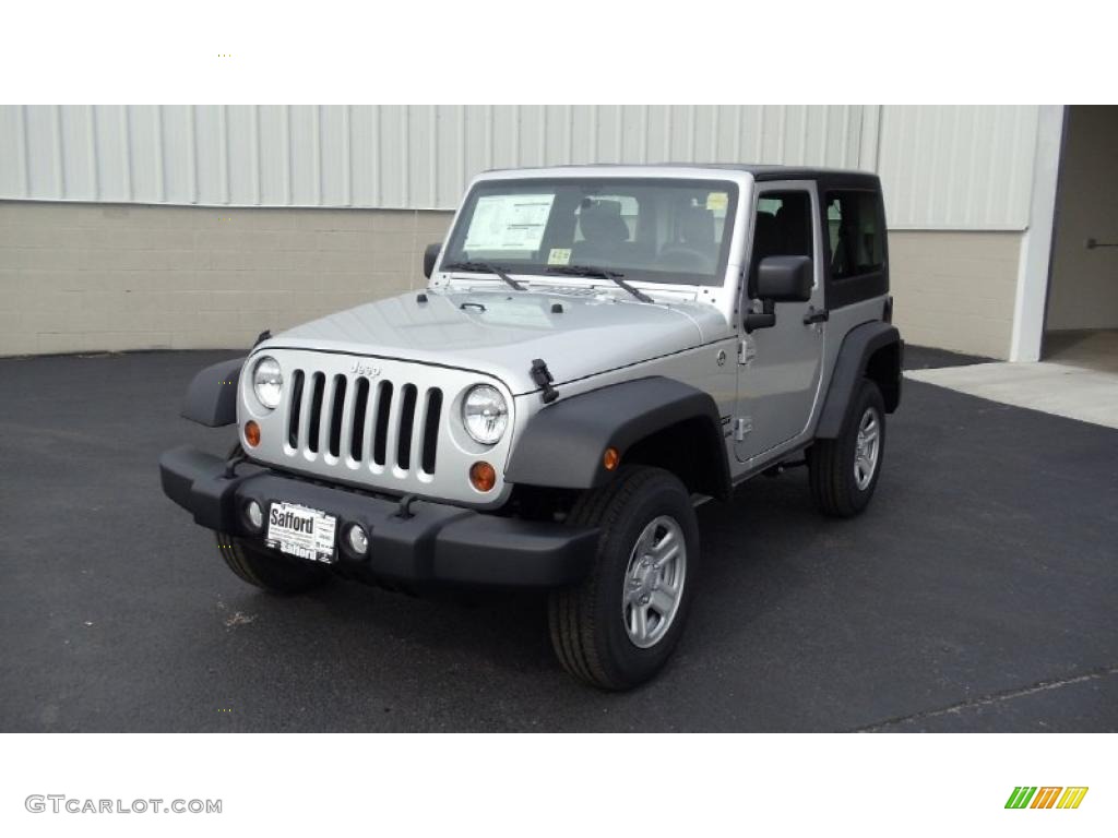 2011 Wrangler Sport 4x4 - Bright Silver Metallic / Black photo #1