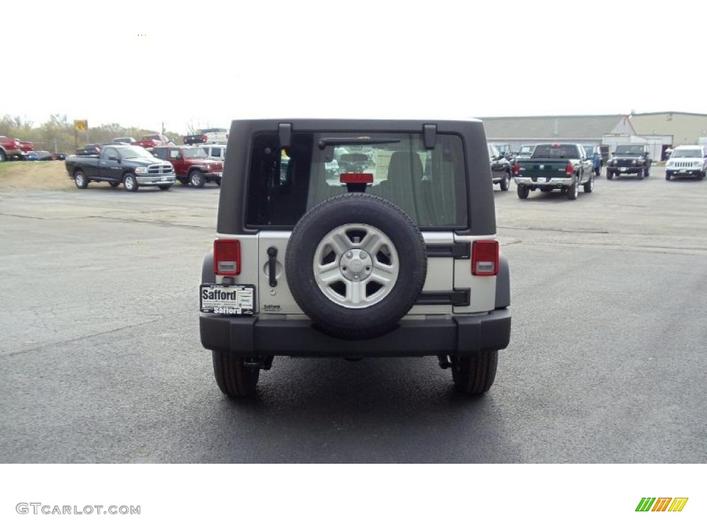 2011 Wrangler Sport 4x4 - Bright Silver Metallic / Black photo #5