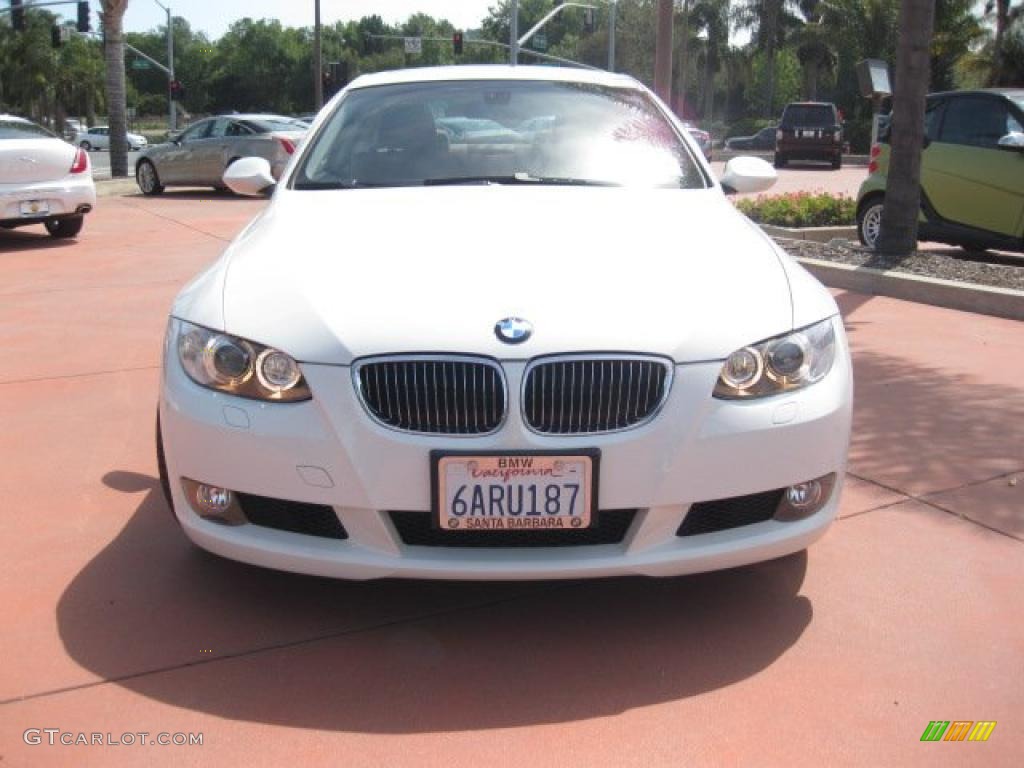 2008 3 Series 328i Coupe - Alpine White / Saddle Brown/Black photo #2