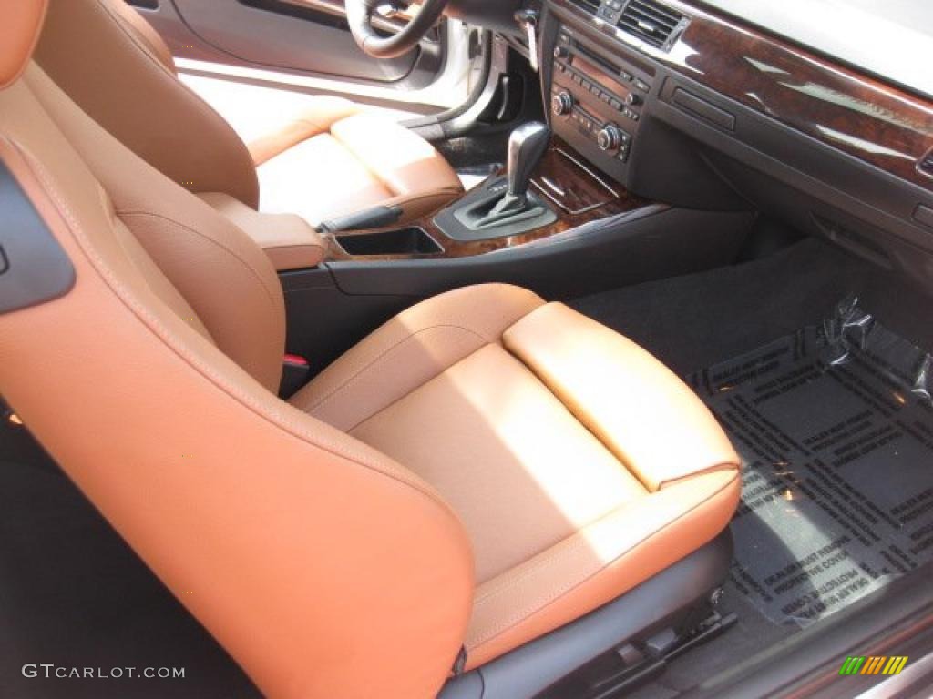 2008 3 Series 328i Coupe - Alpine White / Saddle Brown/Black photo #6