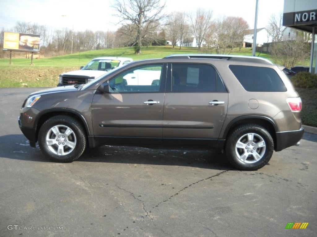 Medium Brown Metallic 2009 GMC Acadia SLE AWD Exterior Photo #47897495