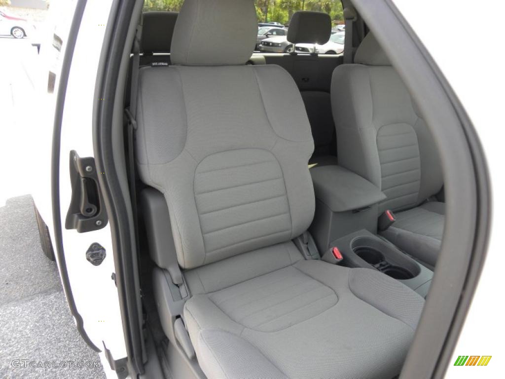 Steel Interior 2010 Nissan Frontier XE King Cab Photo #47897579