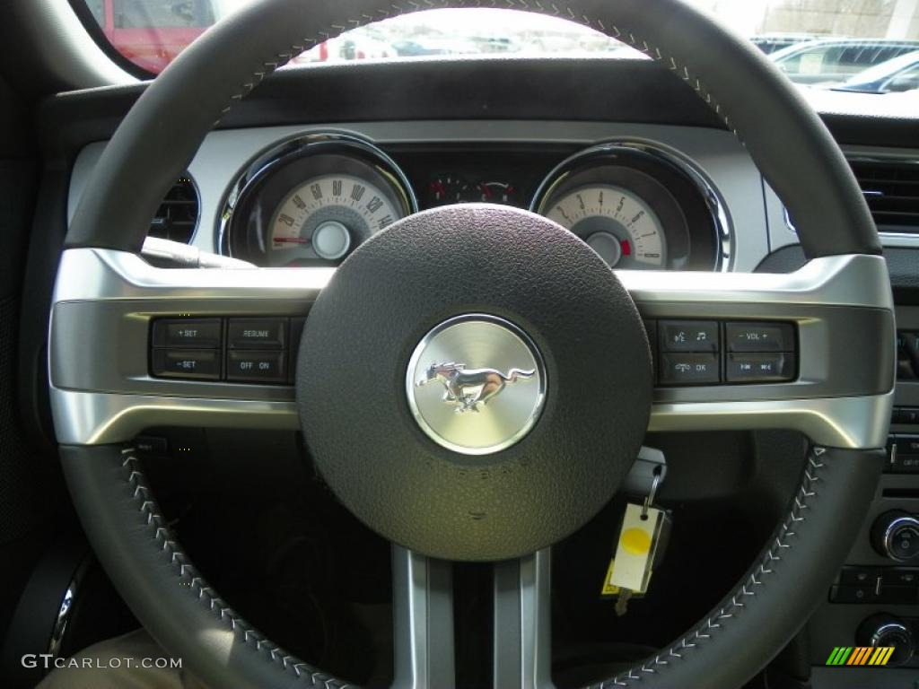 2011 Mustang V6 Premium Coupe - Ingot Silver Metallic / Charcoal Black photo #13