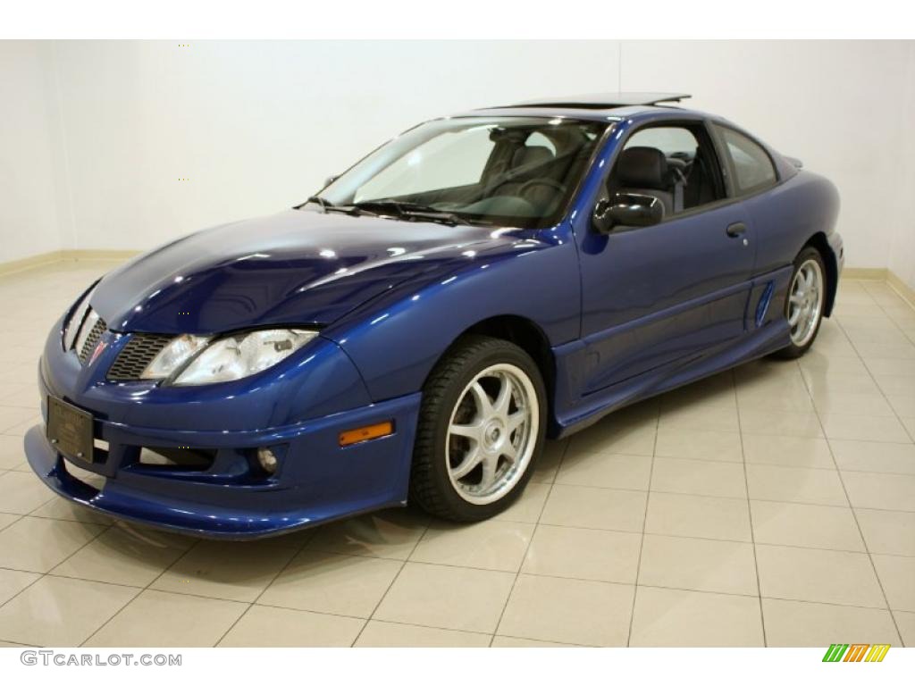 2005 Sunfire Coupe - Electric Blue Metallic / Graphite photo #3