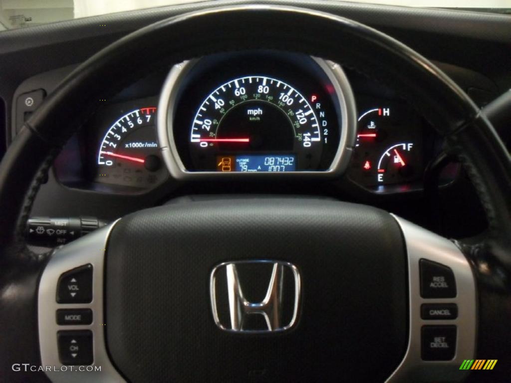 2006 Honda Ridgeline RTL Gray Steering Wheel Photo #47900090