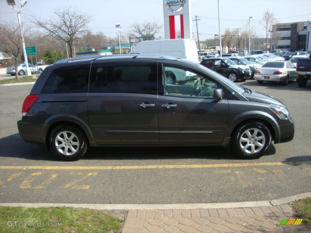 2008 Quest 3.5 SL - Smoke Gray Metallic / Gray photo #9