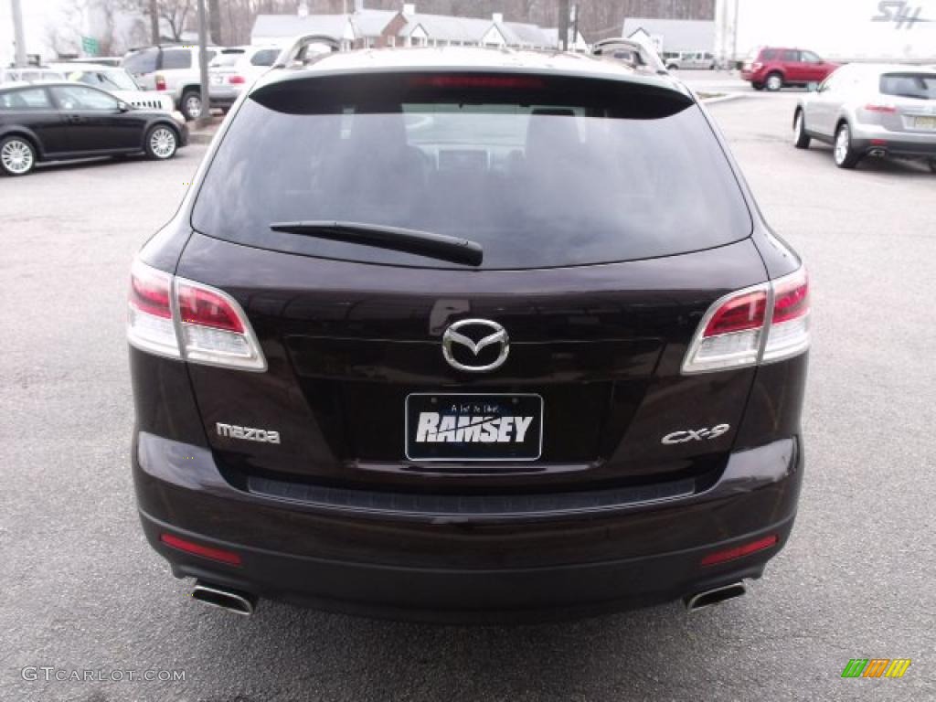 2008 CX-9 Sport AWD - Black Cherry Mica / Sand photo #7