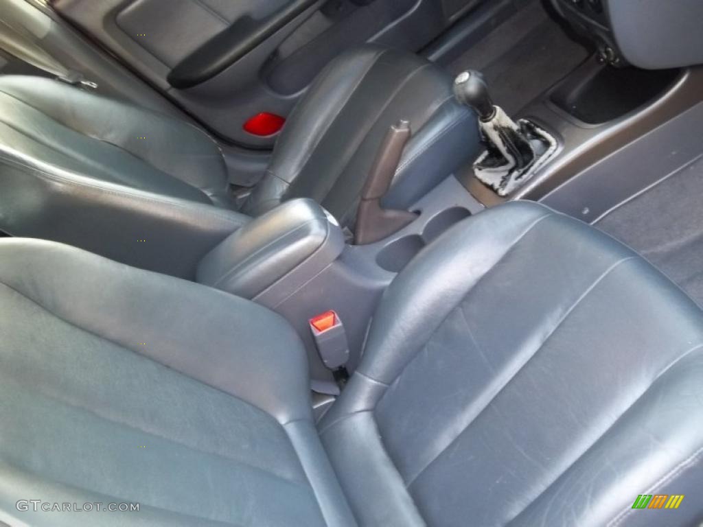 2002 Elantra GT Hatchback - Carbon Blue / Dark Gray photo #16