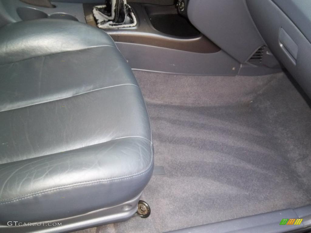 2002 Elantra GT Hatchback - Carbon Blue / Dark Gray photo #17