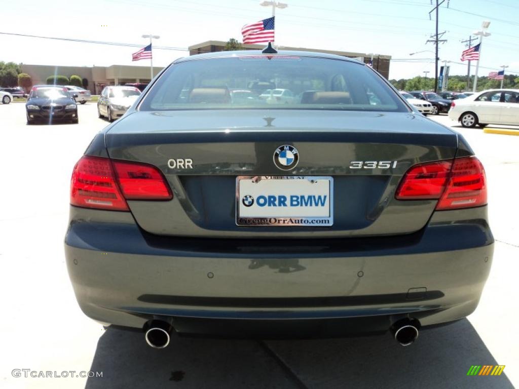 2011 3 Series 335i Coupe - Tasman Green Metallic / Saddle Brown Dakota Leather photo #6