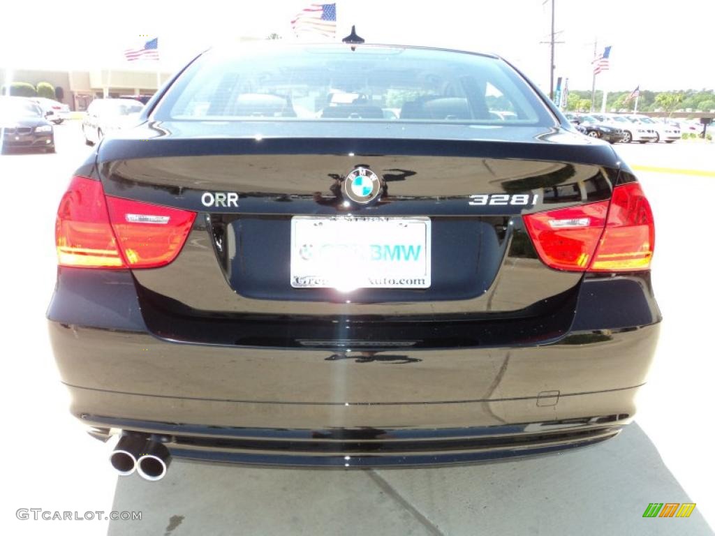 2011 3 Series 328i Sedan - Jet Black / Black Dakota Leather photo #6