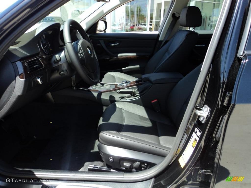 2011 3 Series 328i Sedan - Jet Black / Black Dakota Leather photo #7
