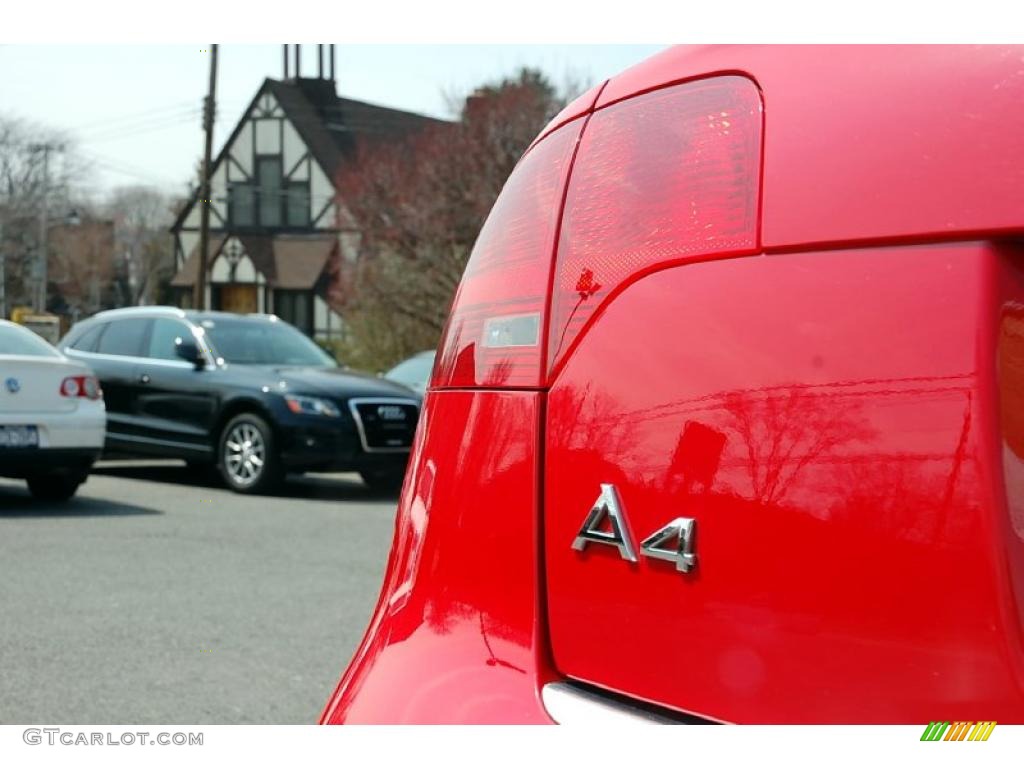 2008 A4 2.0T quattro S-Line Sedan - Brilliant Red / Black photo #19