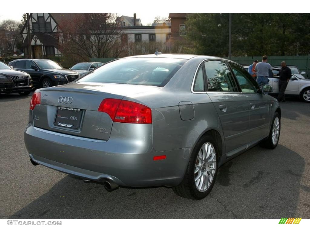 2008 A4 2.0T Special Edition quattro Sedan - Quartz Grey Metallic / Black photo #5