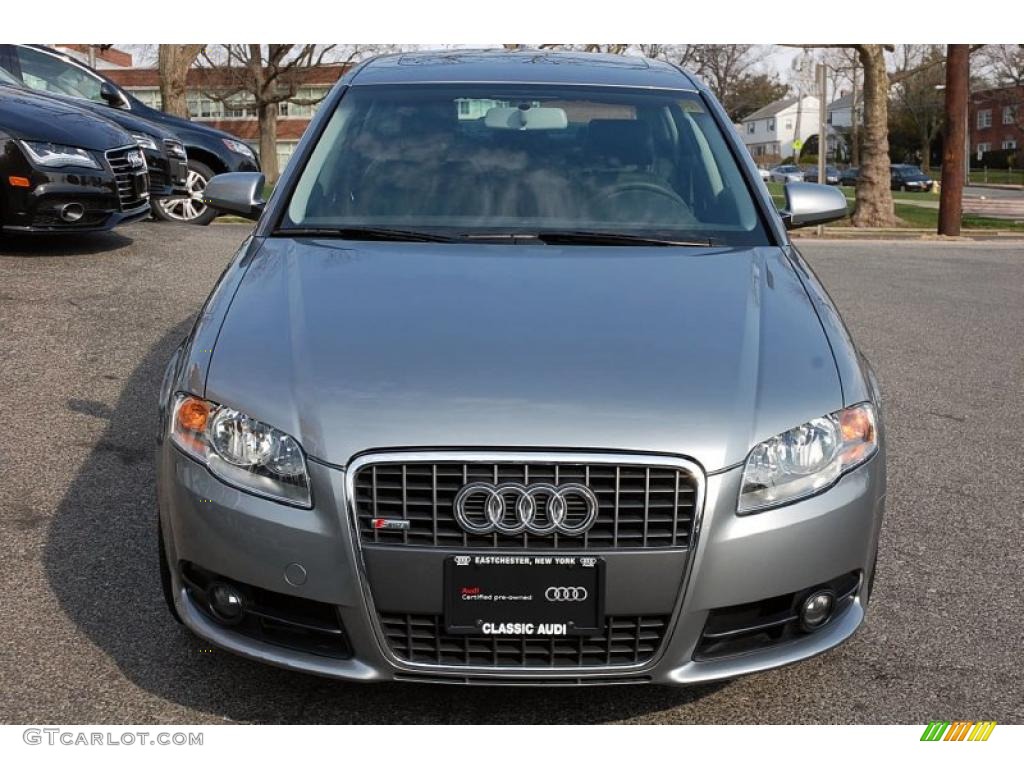 2008 A4 2.0T Special Edition quattro Sedan - Quartz Grey Metallic / Black photo #7