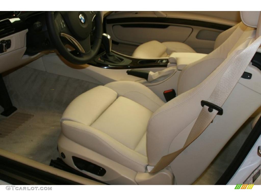 2011 3 Series 328i Convertible - Mineral White Metallic / Cream Beige photo #9