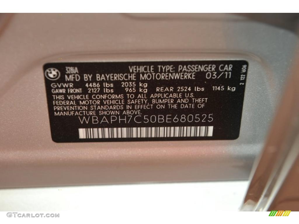 2011 3 Series 328i Sedan - Titanium Silver Metallic / Gray Dakota Leather photo #6