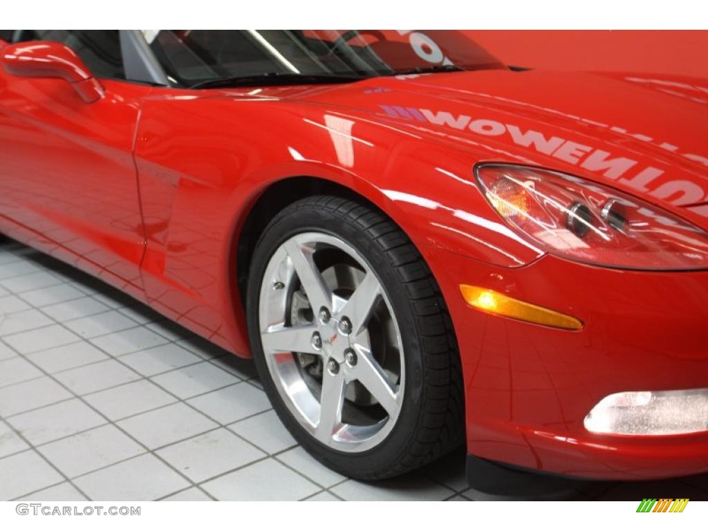2006 Corvette Convertible - Victory Red / Ebony Black photo #9