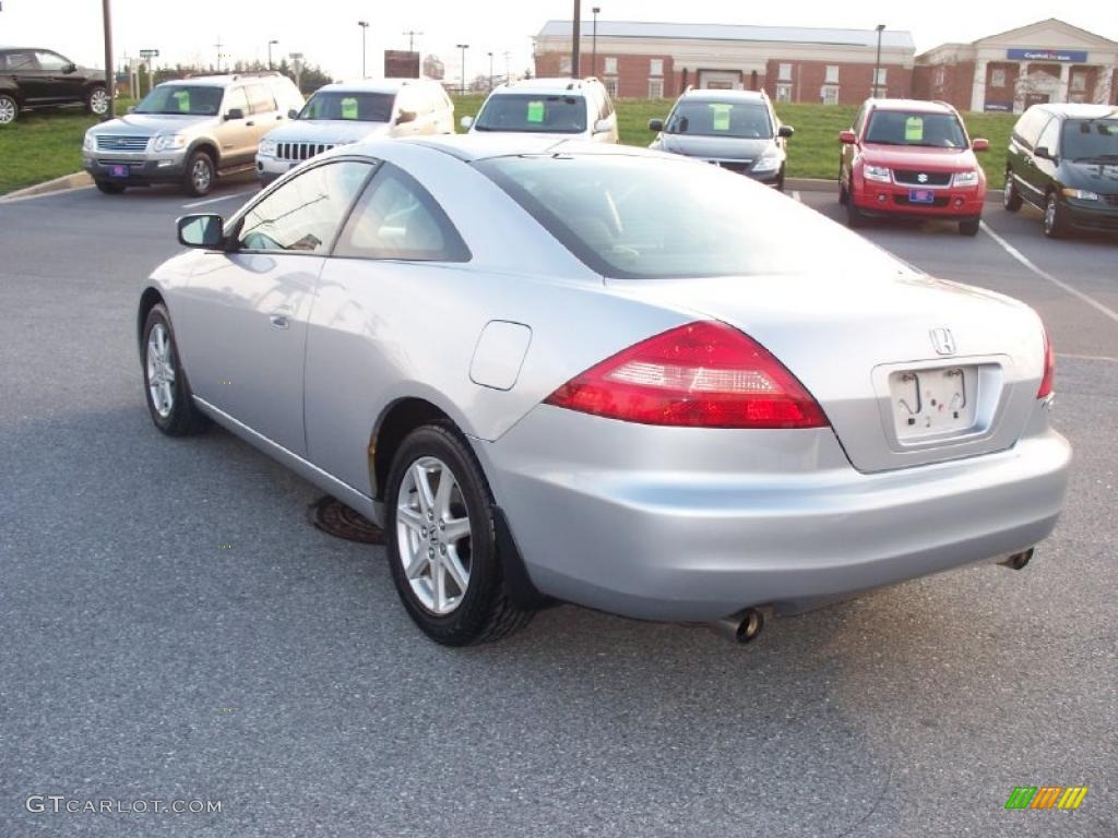 2003 Accord EX V6 Coupe - Satin Silver Metallic / Black photo #3