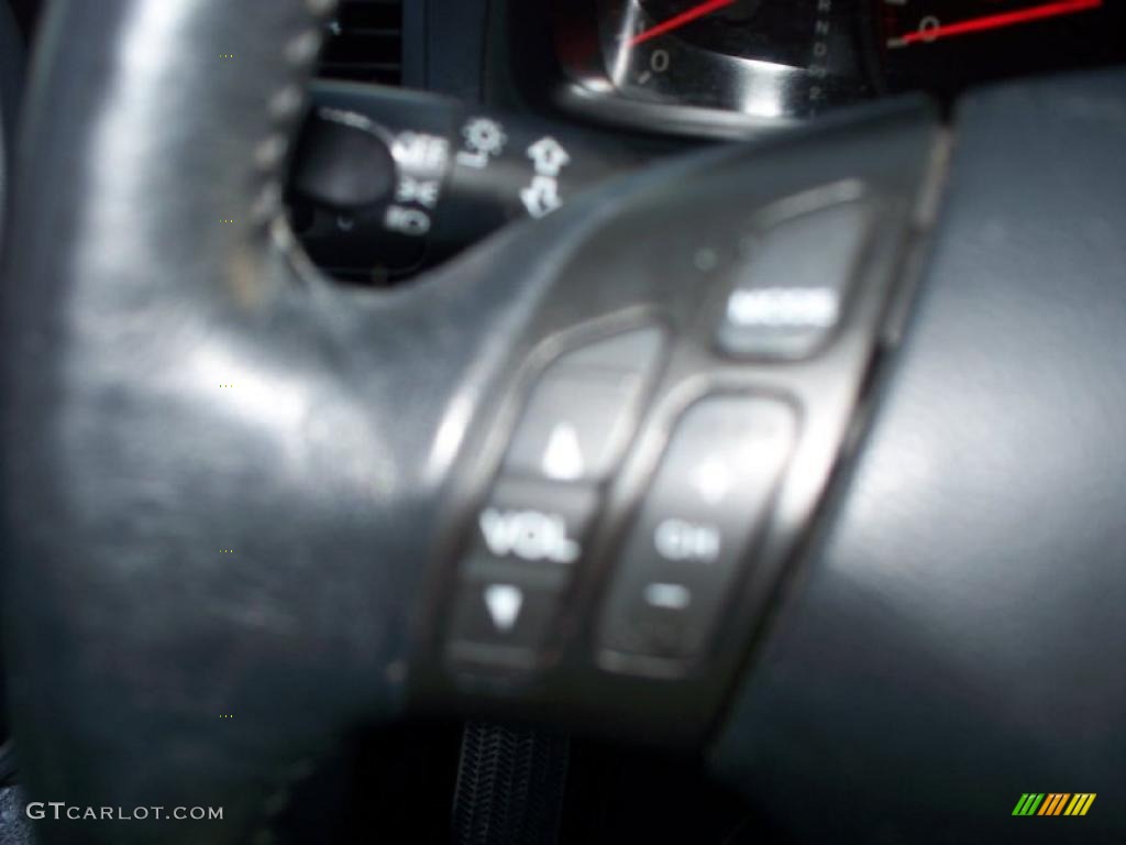 2003 Accord EX V6 Coupe - Satin Silver Metallic / Black photo #14