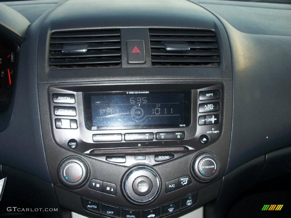2003 Accord EX V6 Coupe - Satin Silver Metallic / Black photo #19