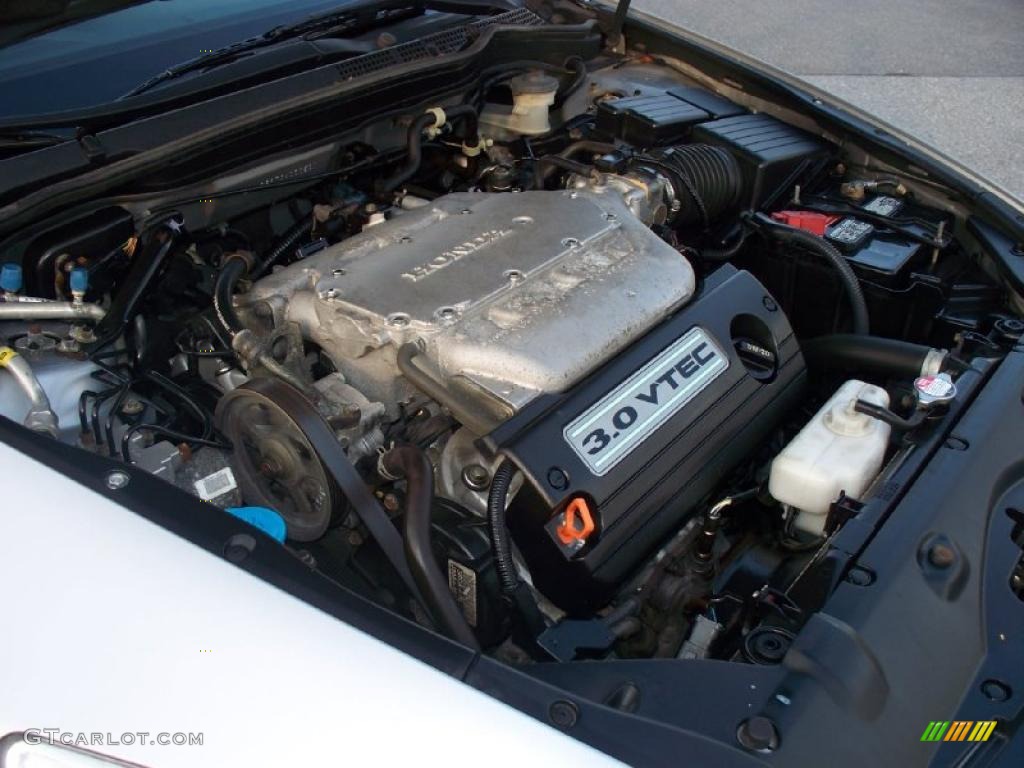 2003 Accord EX V6 Coupe - Satin Silver Metallic / Black photo #30
