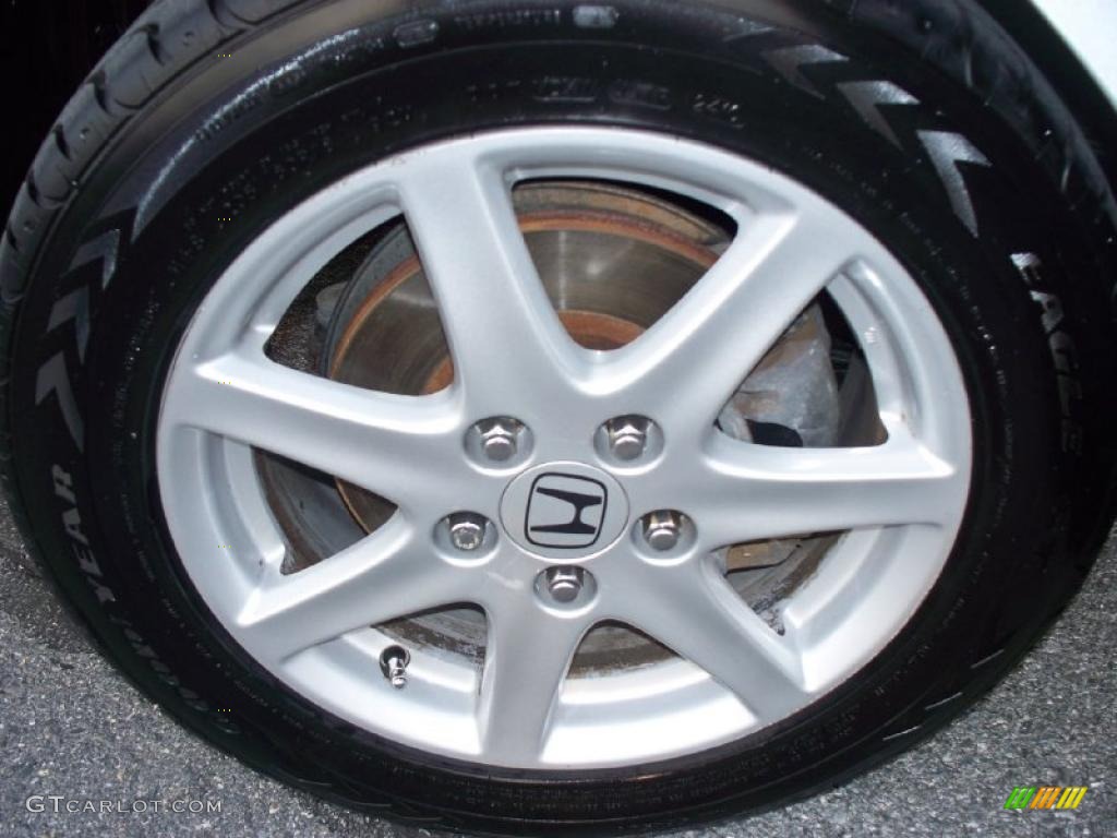 2003 Accord EX V6 Coupe - Satin Silver Metallic / Black photo #31