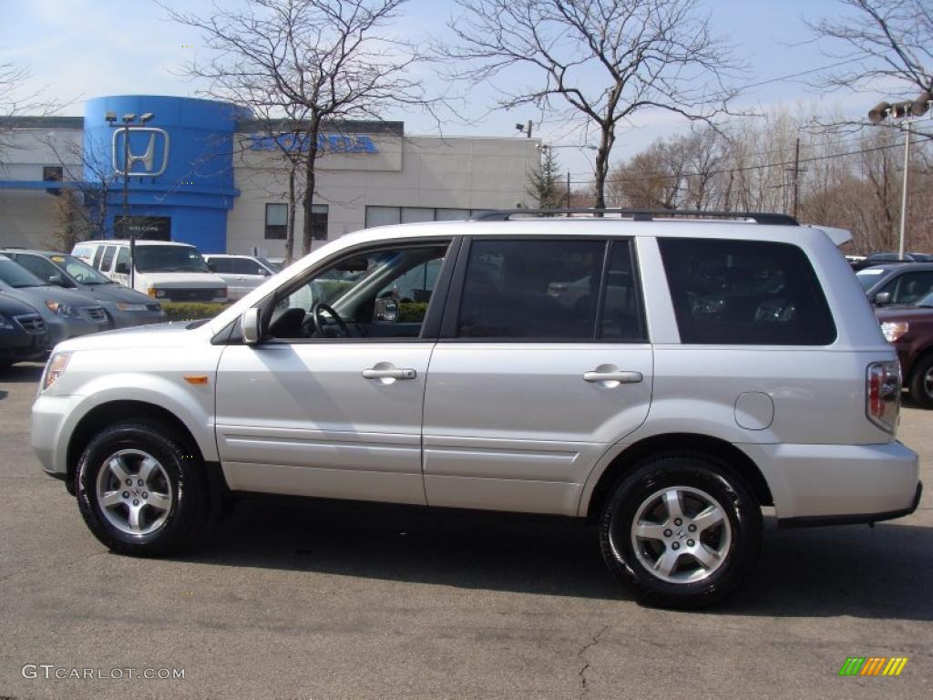 2007 Pilot EX-L - Billet Silver Metallic / Gray photo #1