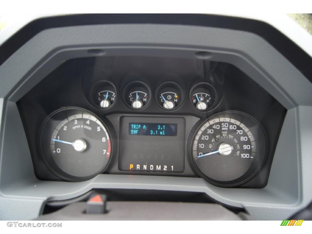 2011 Ford F250 Super Duty XL Regular Cab Gauges Photo #47906903