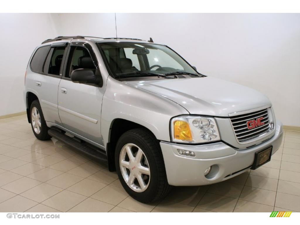 2007 Envoy SLT 4x4 - Silver Mist Metallic / Ebony photo #1