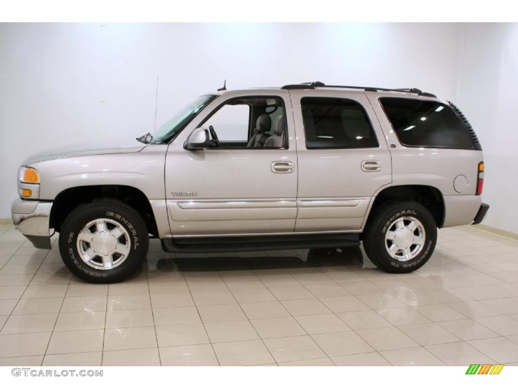 2004 Yukon SLT 4x4 - Silver Birch Metallic / Pewter/Dark Pewter photo #4