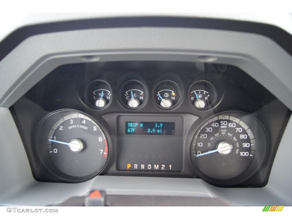 2011 Ford F250 Super Duty XL SuperCab 4x4 Gauges Photo #47907387
