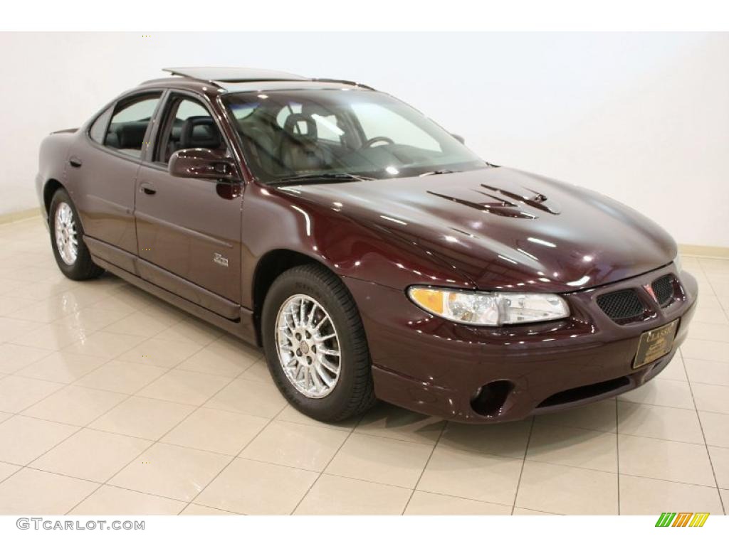 2002 Grand Prix GT Sedan - Dark Cherry Red Metallic / Ruby Red photo #1