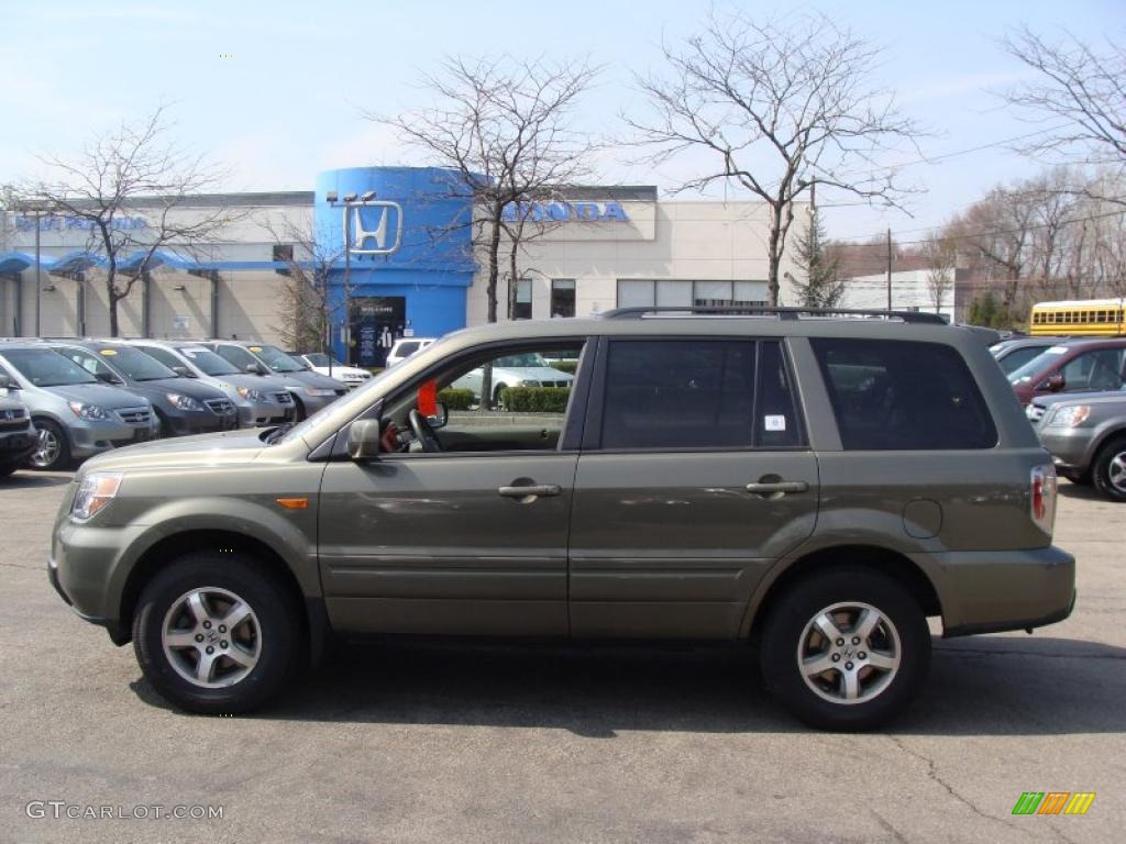 2007 Aberdeen Green Metallic Honda Pilot EX 4WD 47867383 GTCarLot