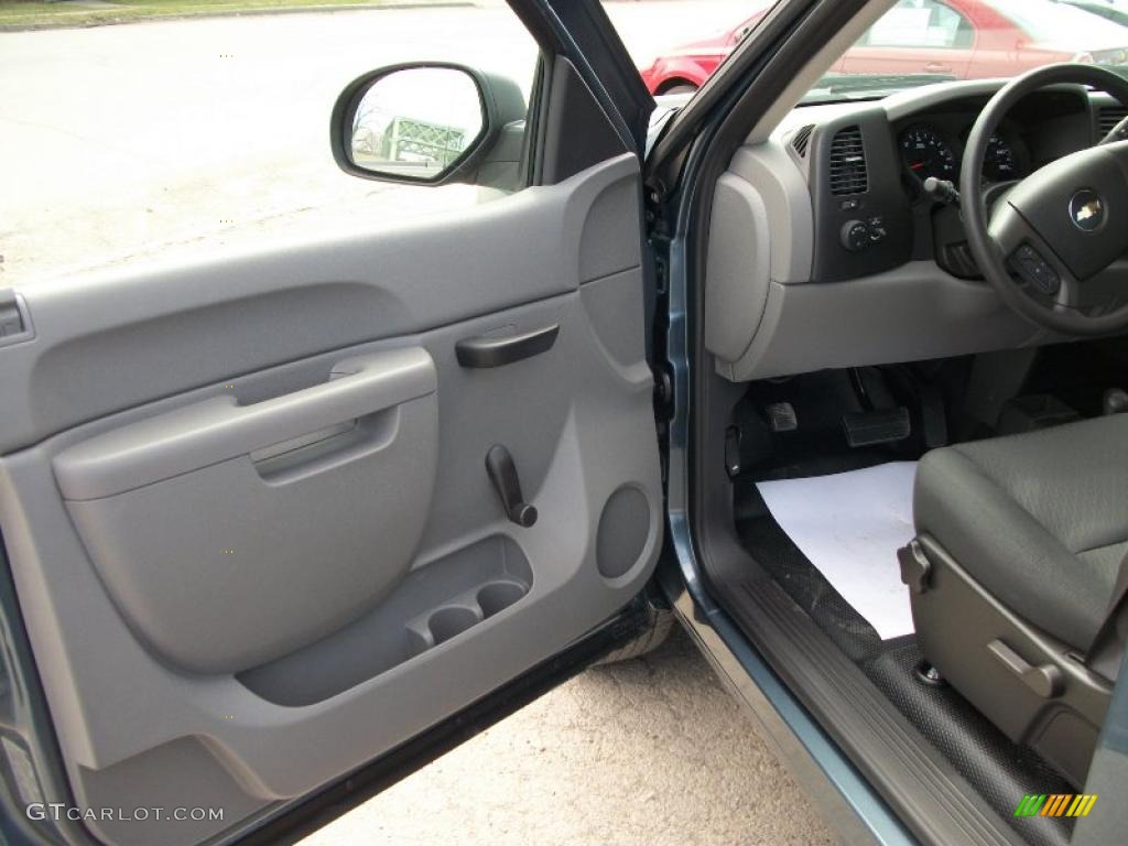 2011 Silverado 1500 Regular Cab 4x4 - Blue Granite Metallic / Dark Titanium photo #20