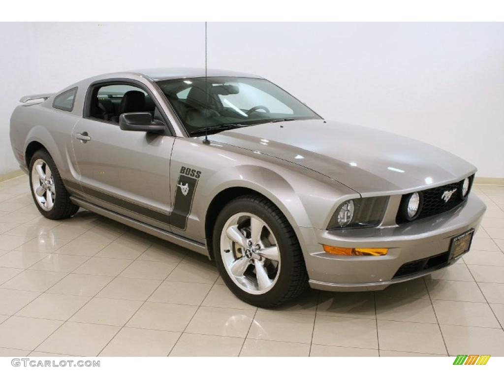 2009 Mustang GT Premium Coupe - Vapor Silver Metallic / Dark Charcoal photo #1