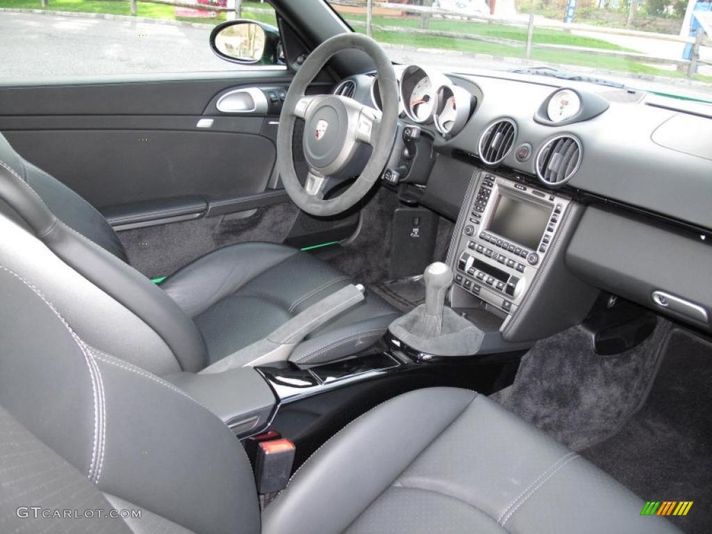 Black Interior 2008 Porsche Cayman S Sport Photo #47909766