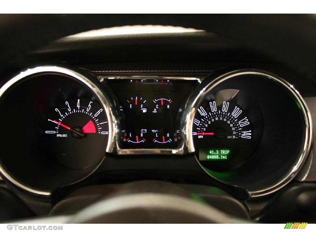 2009 Mustang GT Premium Coupe - Vapor Silver Metallic / Dark Charcoal photo #9