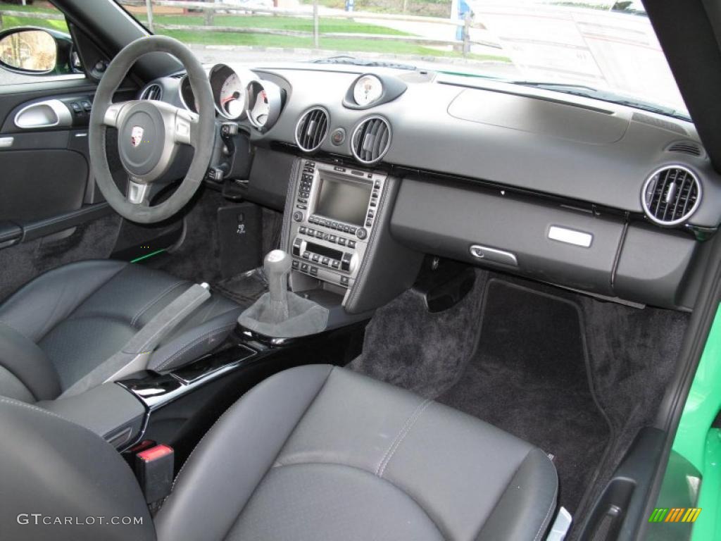 Black Interior 2008 Porsche Cayman S Sport Photo #47909799